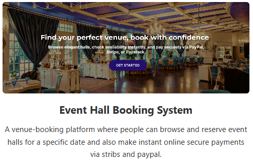 Hall Booking System