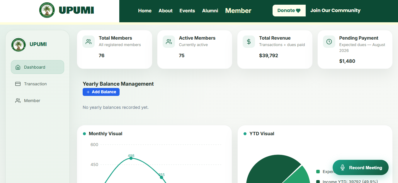 UPUMI SaaS Platform
